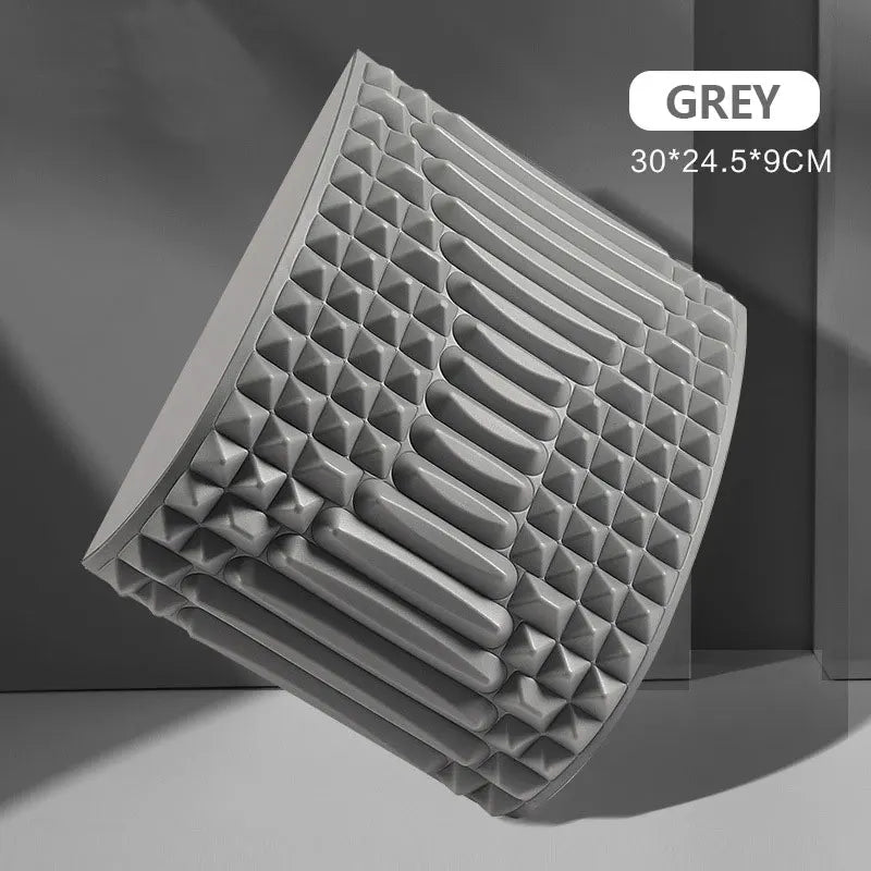 Lumbar Support Stretcher and Pillow for Chronic Back Pain Relief and Posture Correction