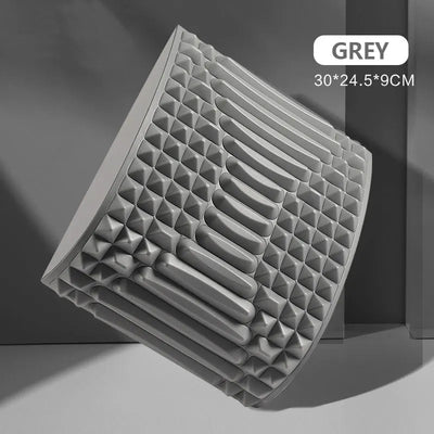 Lumbar Support Stretcher and Pillow for Chronic Back Pain Relief and Posture Correction