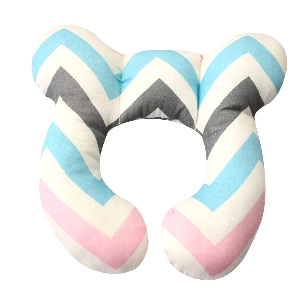 Children U Shape Neck Support Pillow Protective Travel Car Seat Head and Neck Pillow Headrest Head Protection Cushion