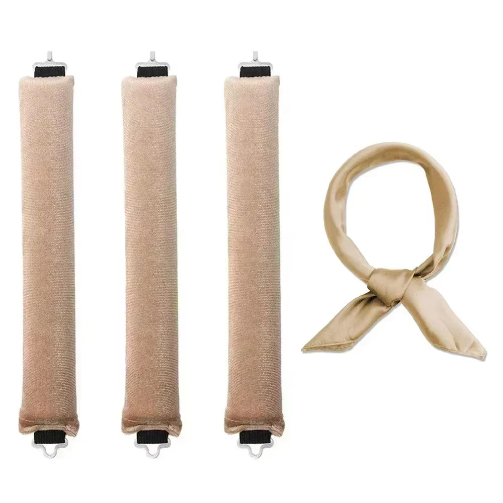 Heatless Hair Curler - Soft Curling Rod Headband for Effortless Styling with Flexi Rods and Hook