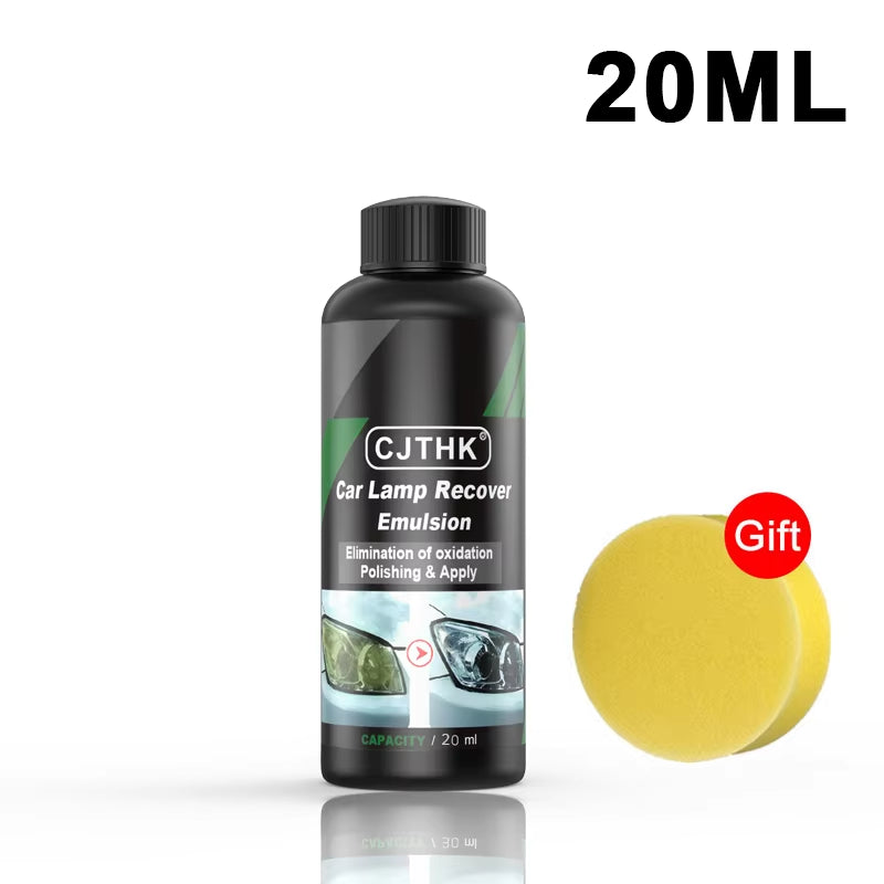 Car Headlight Restoration and Polishing Kit for Scratch Removal and Oxidation Elimination