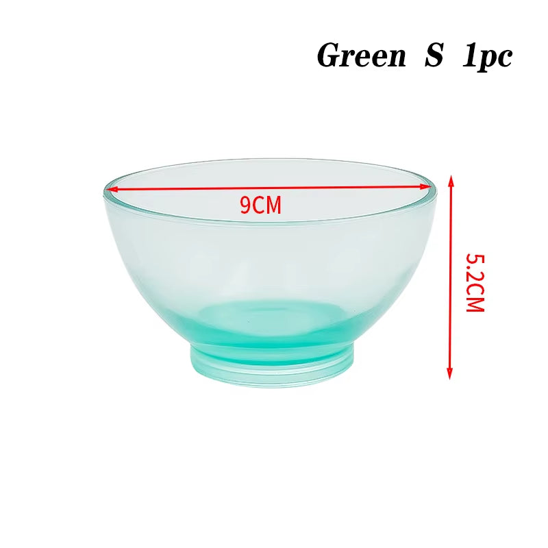 Dental Professional Transparent Flexible Rubber Mixing Bowl - Available in Small, Medium, and Large Sizes for Oral Whitening Procedures