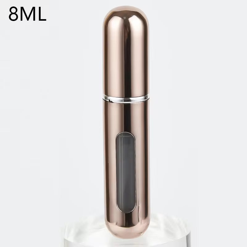 8/5Ml Portable Perfume Atomizer - Mini Aluminum Refillable Spray Bottle for Cosmetics and Travel