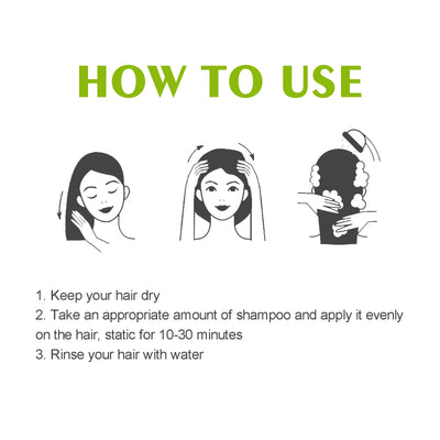 100ml bubble hair dye shampoo for natural black, brown coverage. Moisturizes, nourishes, covers gray and white hair with styling benefits.