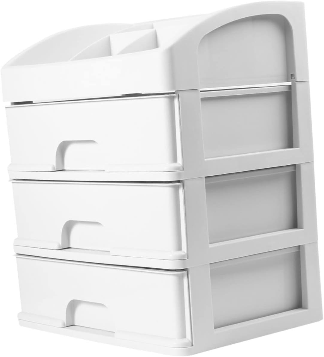 Professional Makeup Storage Case with Drawer, Skincare Organizer and Perfume Holder for Countertop Use