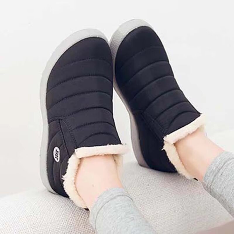 Snow Women Boots Unisex Shoes Fashion Platform Shoes for Women Ankle Boots Waterproof Plush Slip on Winter Shoes Botas Mujer