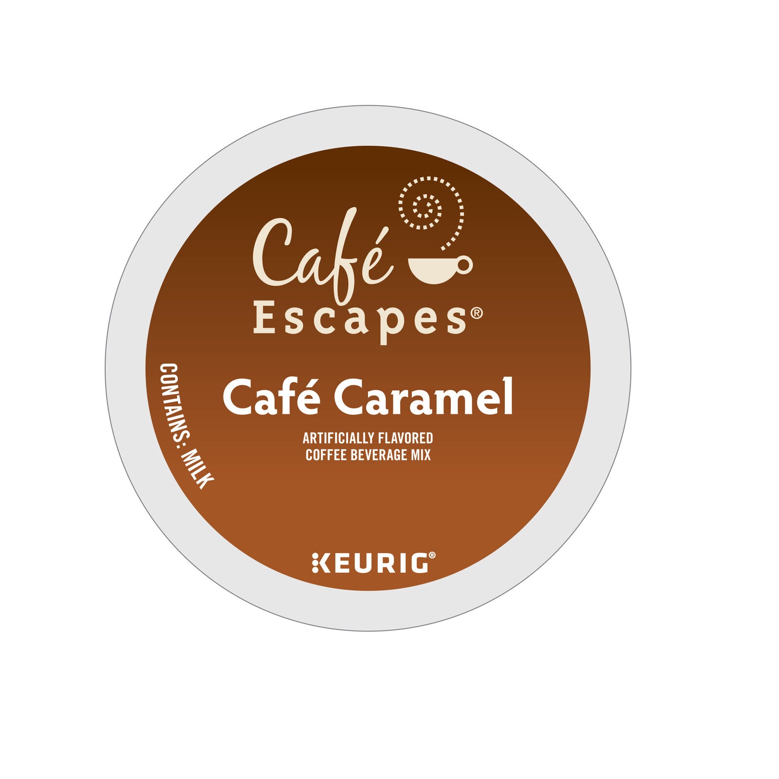 Cafe Escapes Cafe Caramel, Keurig K-Cup Pod, 96 Count - CommunityRateLLC