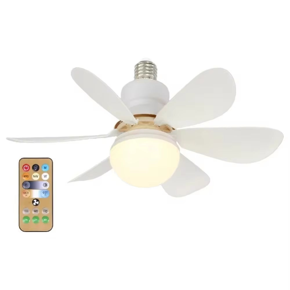 30W LED Ceiling Fan Light with Remote Control and Dimming Function, Ideal for Living Room and Study, 85-265V