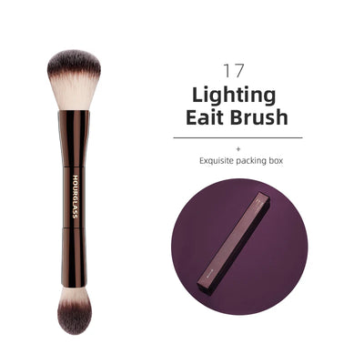 Professional Makeup Brush Set for Powder Foundation, Concealer, Blusher, Bronzer, Eye Shadow, Eyebrow, Eyeliner, and Sculpting