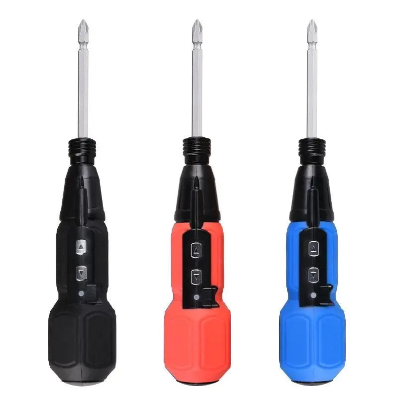 Maizhe 3.6V Rechargeable Electric and Manual Duo Screwdriver with LED Light - Cordless Mini Power Tool for DIY Home Projects