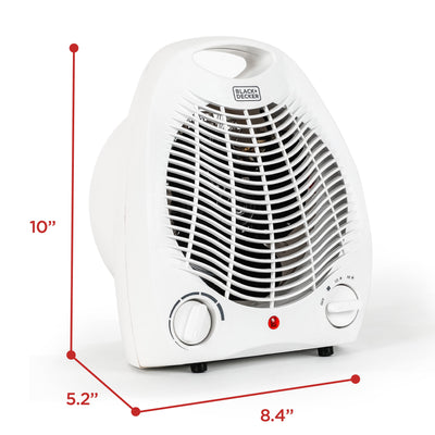 1500W Portable Indoor Personal Desktop Heater - White