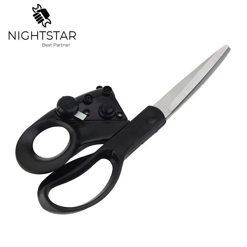 2024 Professional Laser-Guided Scissors for Home Crafts, Gift Wrapping, Fabric Sewing, and Precision Cutting