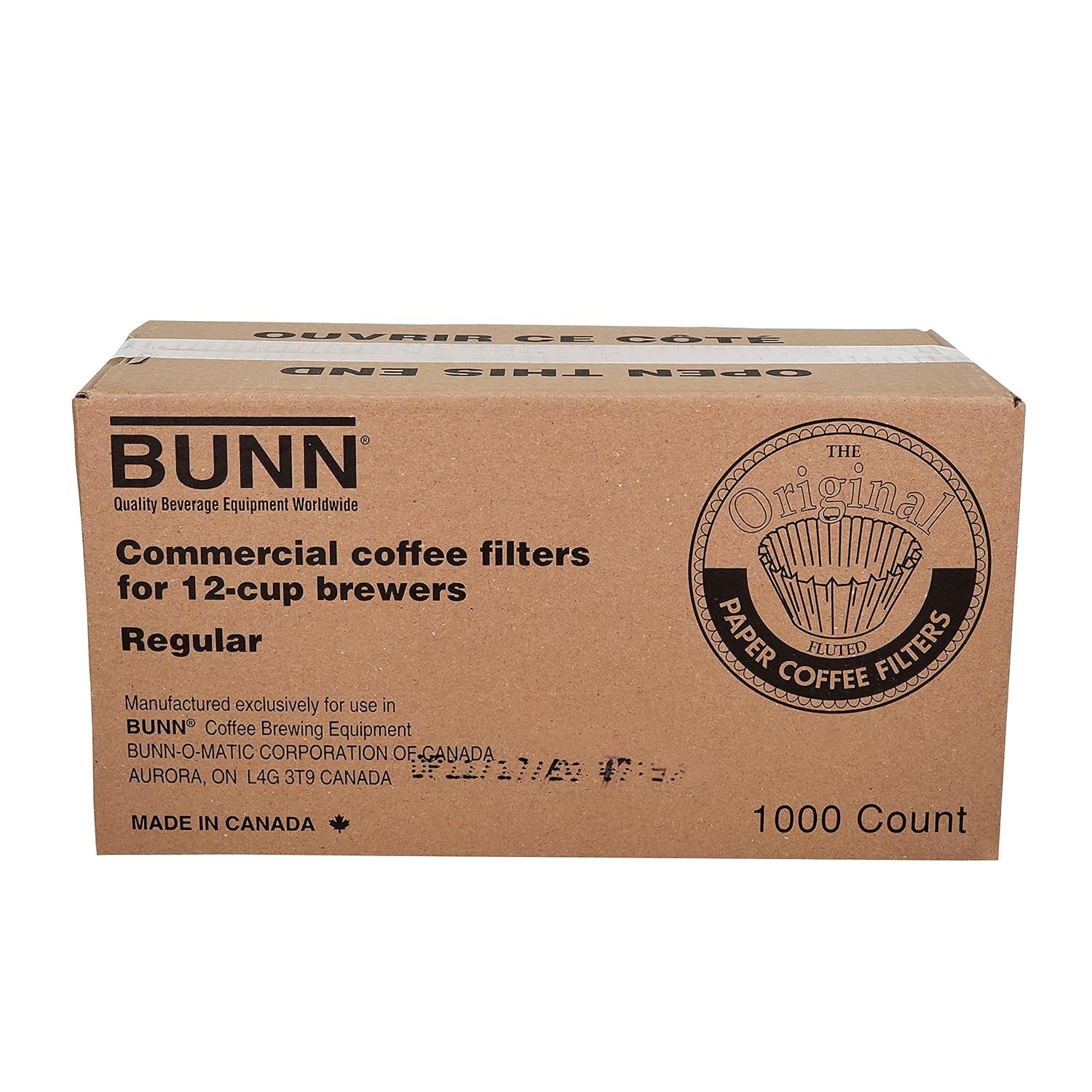 12-Cup Commercial Coffee Filters, 1000 Count, Model 20115.0000