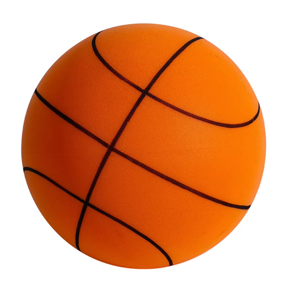 Indoor Silent Foam Basketball - 24/18cm Soft Bounce Ball for Children’s Sports and Play