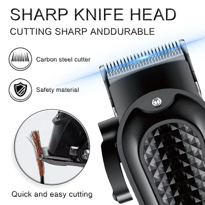 HYN-212 Rechargeable Cordless Electric Hair Clipper and Beard Trimmer for Men