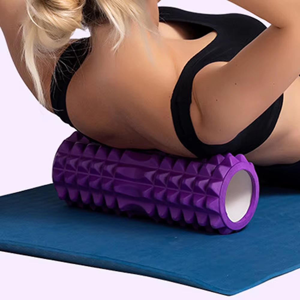26cm Foam Roller for Yoga and Pilates - Fitness Equipment for Back Massage and Home Workouts
