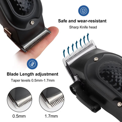 HYN-212 Rechargeable Cordless Electric Hair Clipper and Beard Trimmer for Men