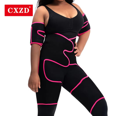 Sauna Waist Trainer Corset and Thigh Shapers for Enhanced Workout and Tummy Control