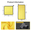 Microfiber Car Wash Towel - 30x30 cm (60 cm) Detailing and Drying Cloth with Hemmed Edges for Superior Car Care