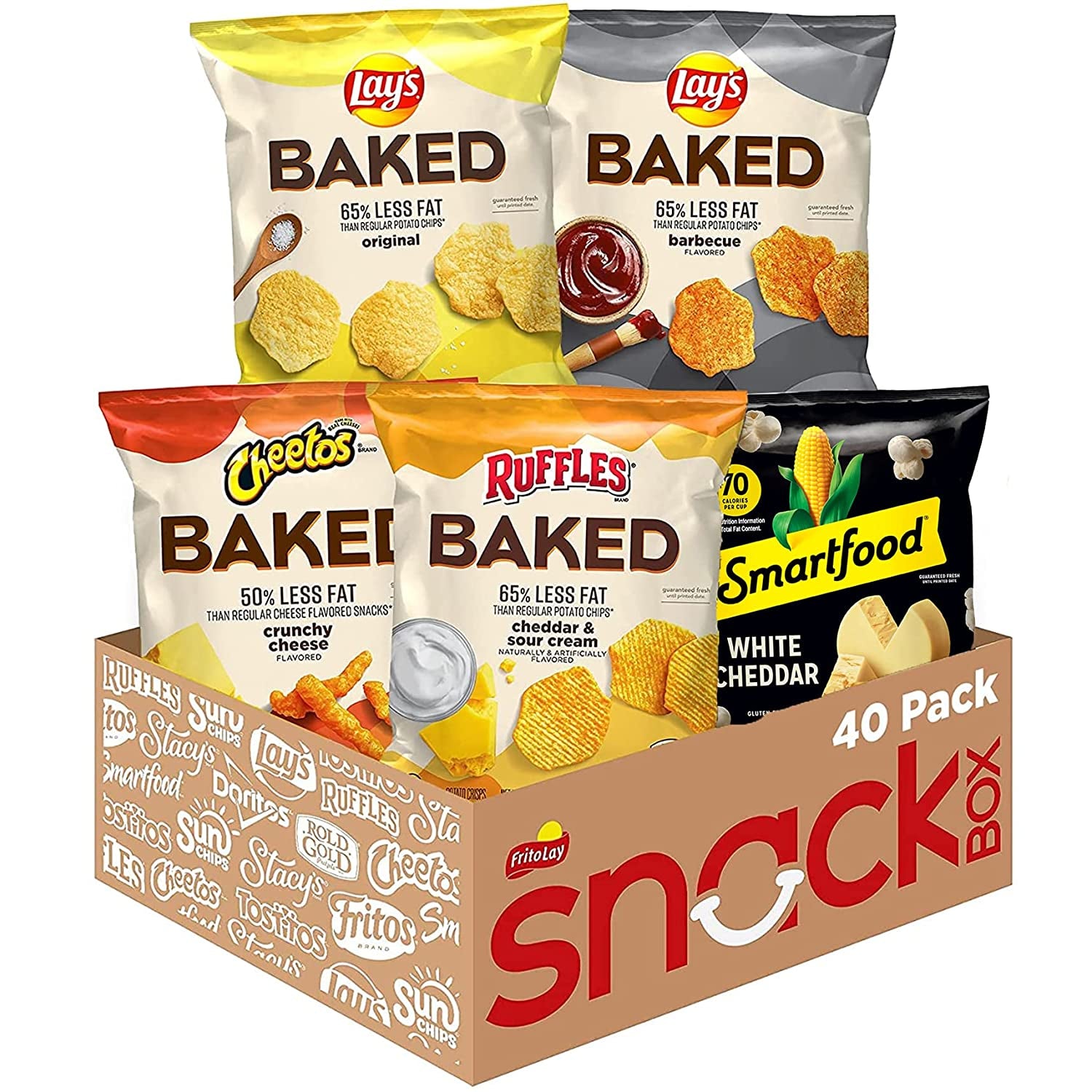 Baked & Popped Mix Variety Pack, (Pack of 40) - CommunityRateLLC