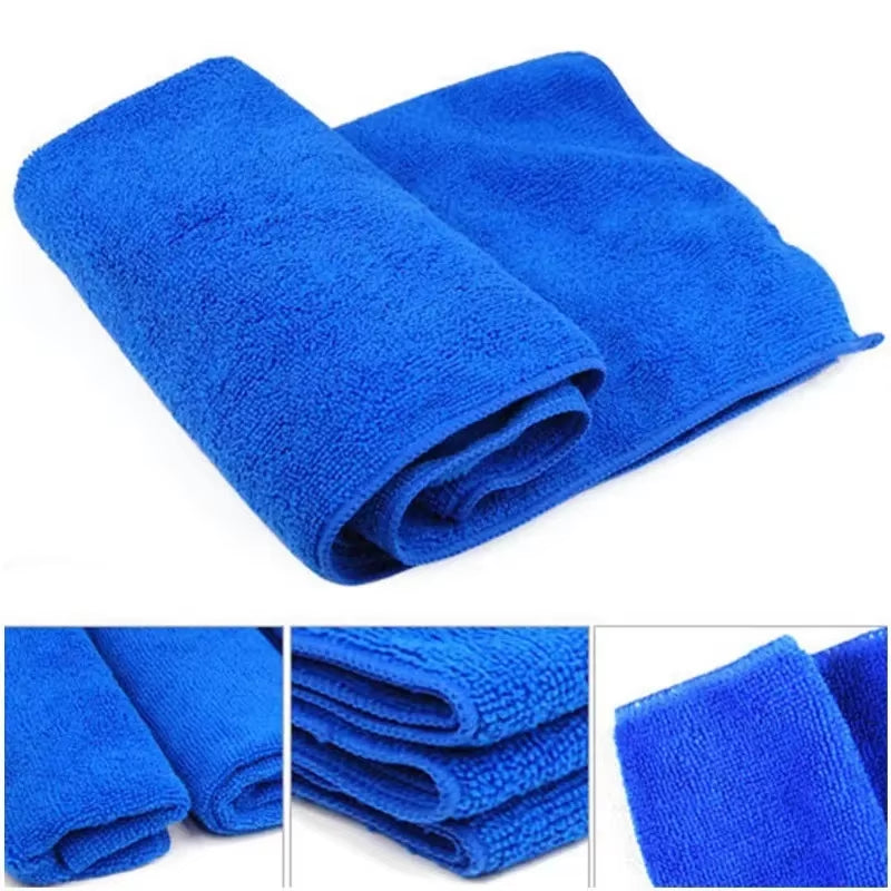 Microfiber Towels for Car Wash and Household Cleaning - 1 to 20 Pack Auto Detailing and Polishing Cloths