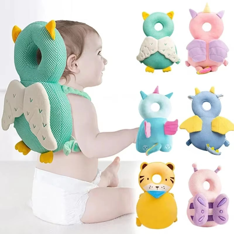 Toddler Head Protector Safety Cushion for Ages 1-3 - Angel Bee Cartoon Design Protective Headgear