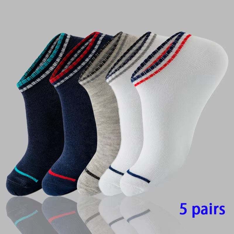 Invisible Low Cut Silicone Non-Slip Boat Socks for Men and Women - 3/5/8 Pairs, Casual Solid Color, Breathable Summer No-Show Ankle Socks