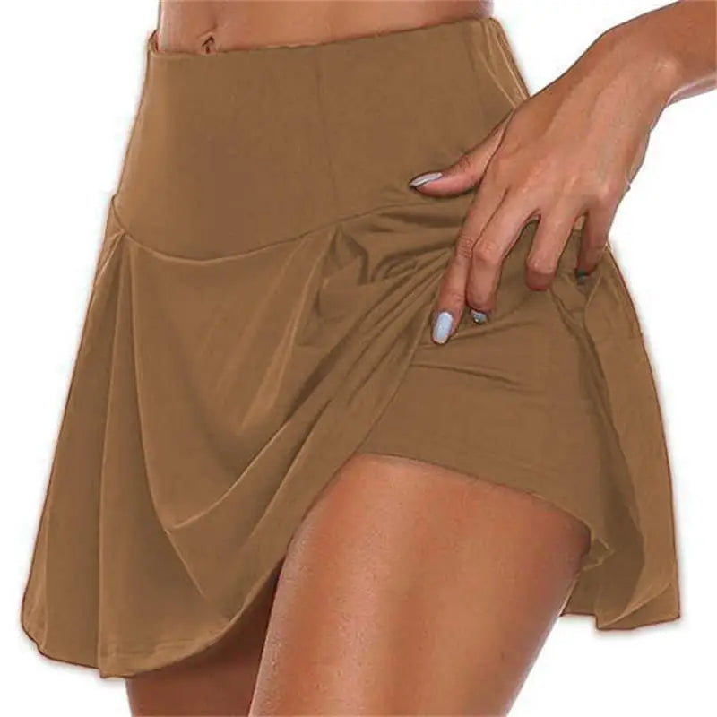 Women's High Waist Breathable Sport Shorts Skirts for Summer Running and Outdoor Activities