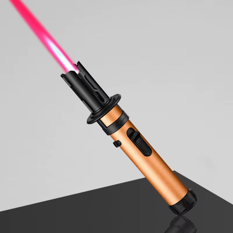 Professional Turbo Torch Jet Lighter - Windproof Gas Spray Gun for Cooking, Jewelry, Welding, and Cigar Use