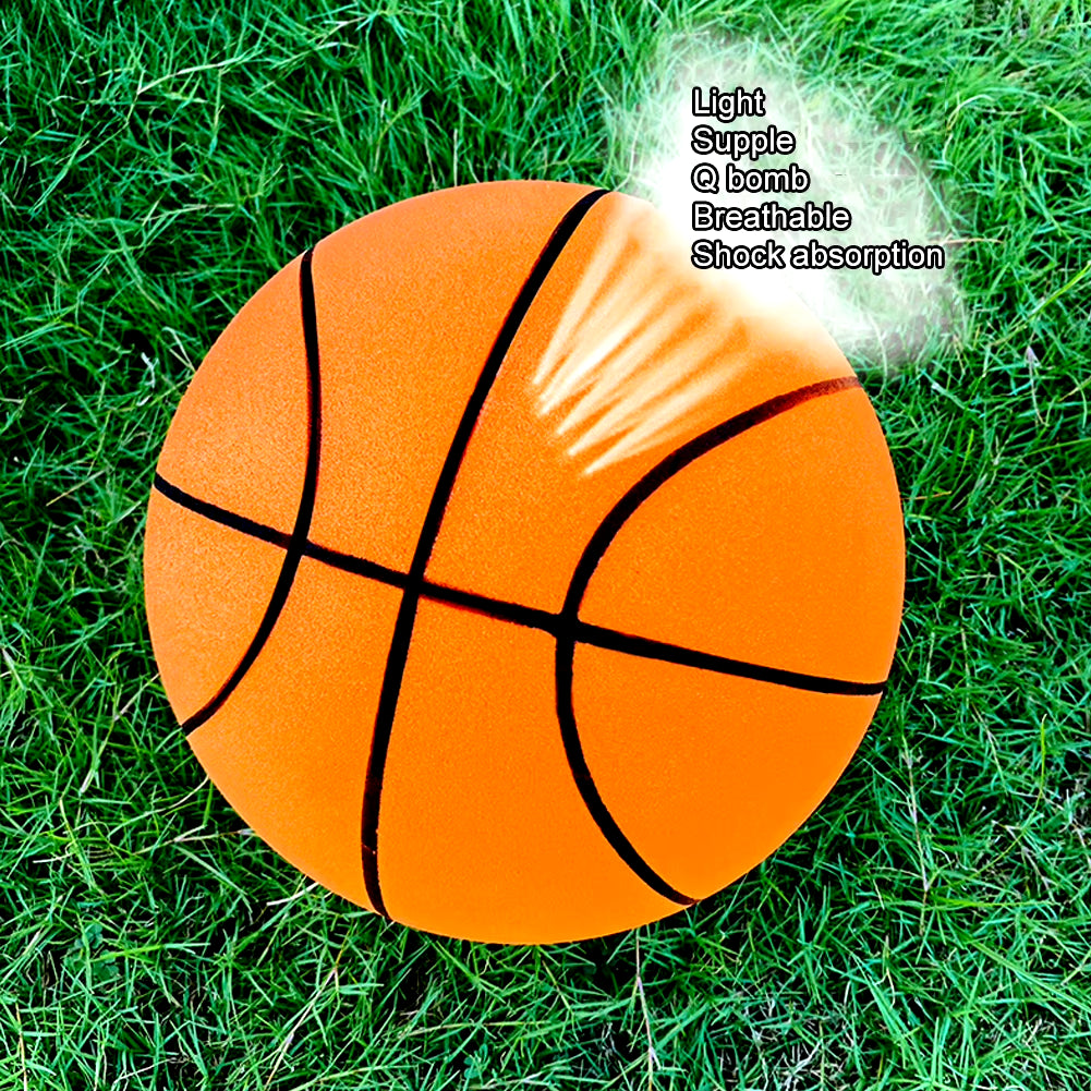 Indoor Silent Foam Basketball - 24/18cm Soft Bounce Ball for Children’s Sports and Play