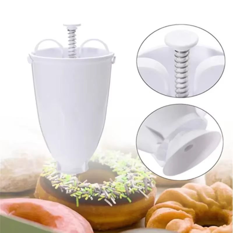 Creative Donut Maker Dispenser - DIY Pastry Baking Tool for Delicious Desserts