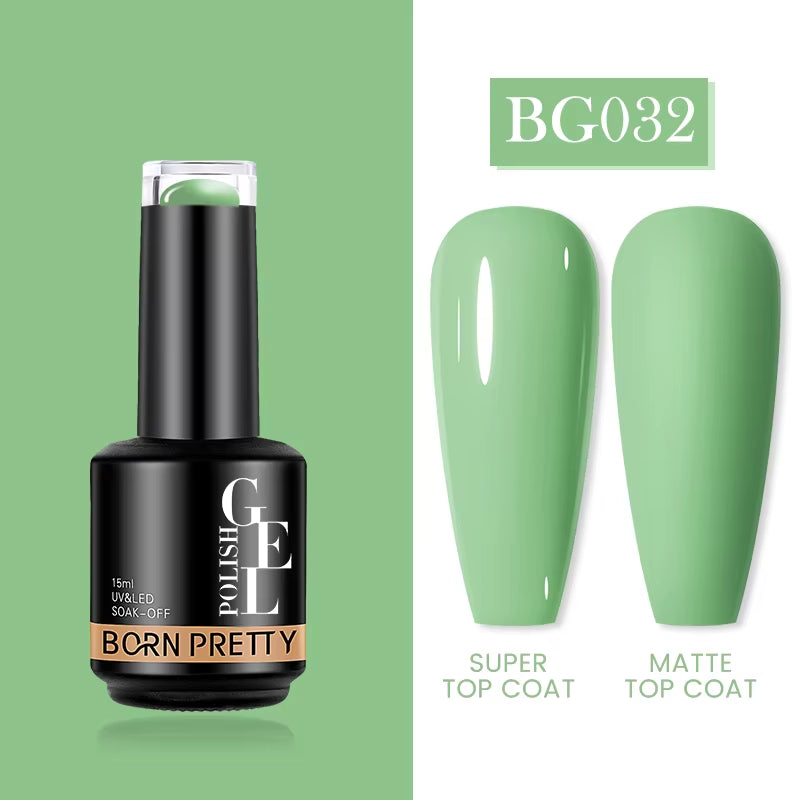 Milky Pink Rubber Base Gel Nail Polish - 15ml Semi-Permanent Glitter Varnish, Soak-Off Self-Leveling UV/LED Gel