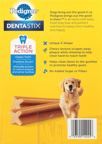 DENTASTIX Large Dog Dental Care Treats Original, Beef & Fresh Variety Pack, 2.73 Lb.Pack (51 Treats) - CommunityRateLLC