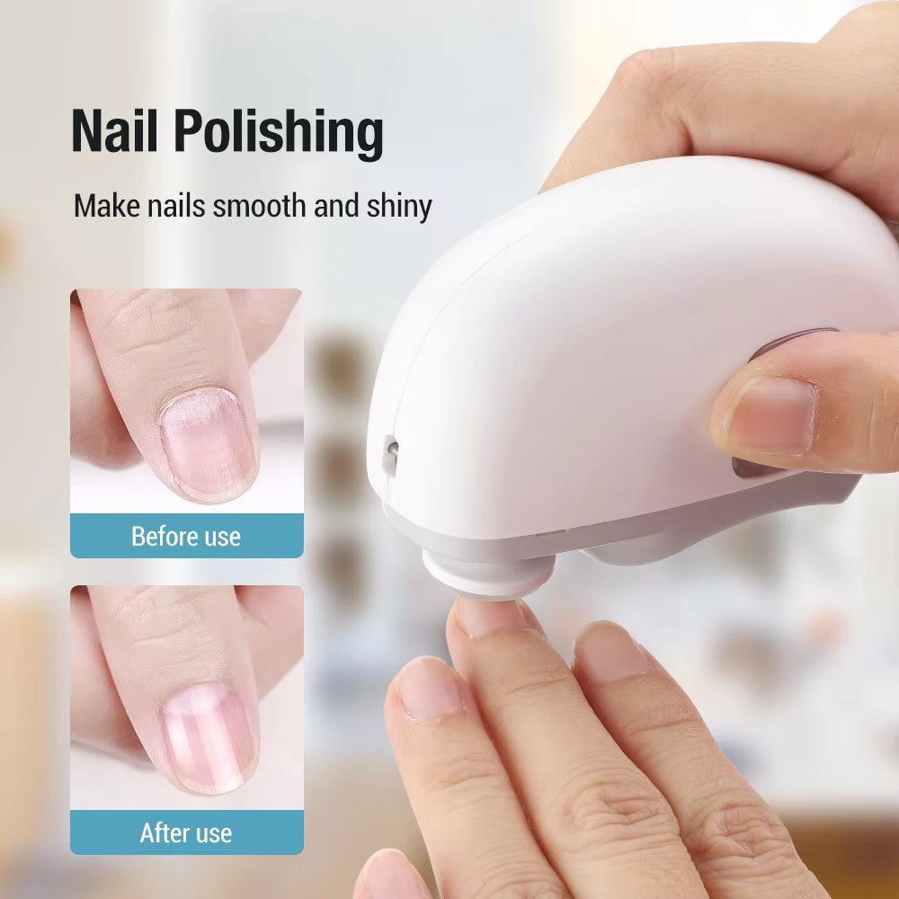 Multifunctional Electric Nail Clipper and Grinder - Portable Automatic Manicure Tool for Grinding and Polishing
