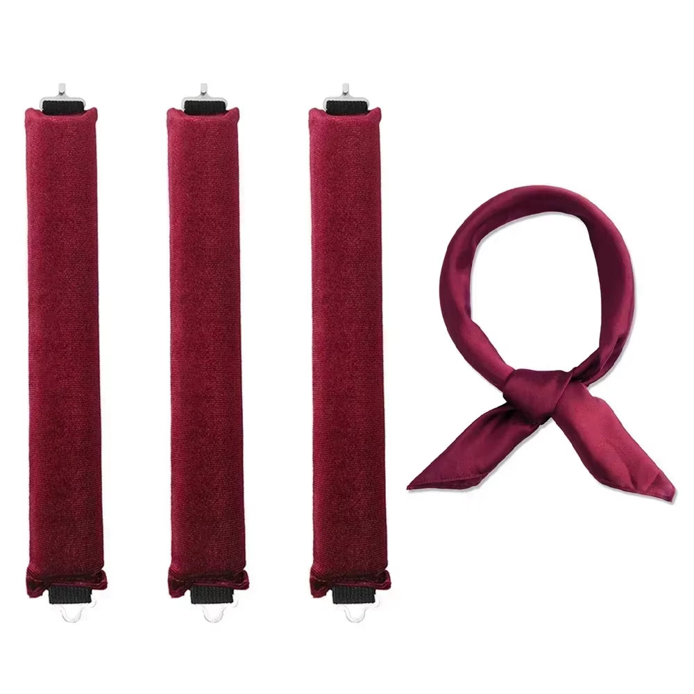 Heatless Hair Curler - Soft Curling Rod Headband for Effortless Styling with Flexi Rods and Hook