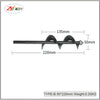 Drillforce Spiral Drill Bit for Garden Planters - Hex Shaft Auger Tool for Flower Bulb and Post Hole Digging