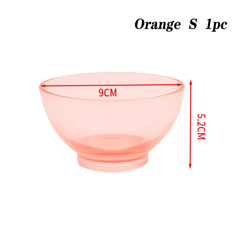 Dental Professional Transparent Flexible Rubber Mixing Bowl - Available in Small, Medium, and Large Sizes for Oral Whitening Procedures