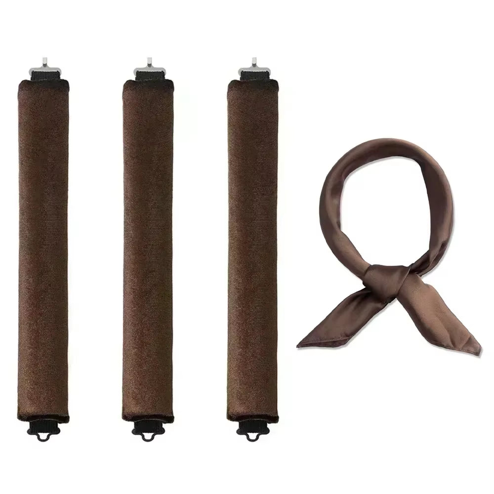 Heatless Hair Curler - Soft Curling Rod Headband for Effortless Styling with Flexi Rods and Hook