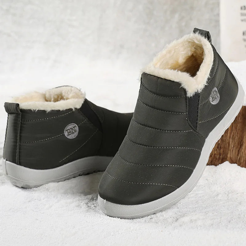 Women's Waterproof Winter Boots with Warm Fur Lining - Ankle Snow Footwear for 2023