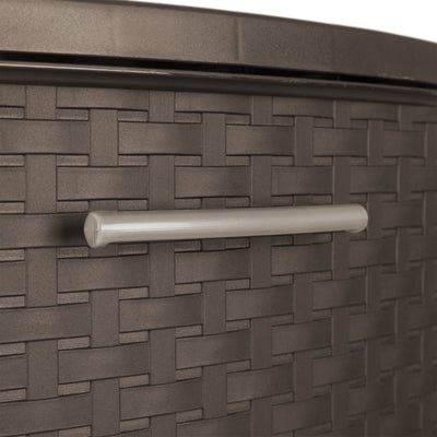 3-Drawer Weave Tower, Espresso - CommunityRateLLC