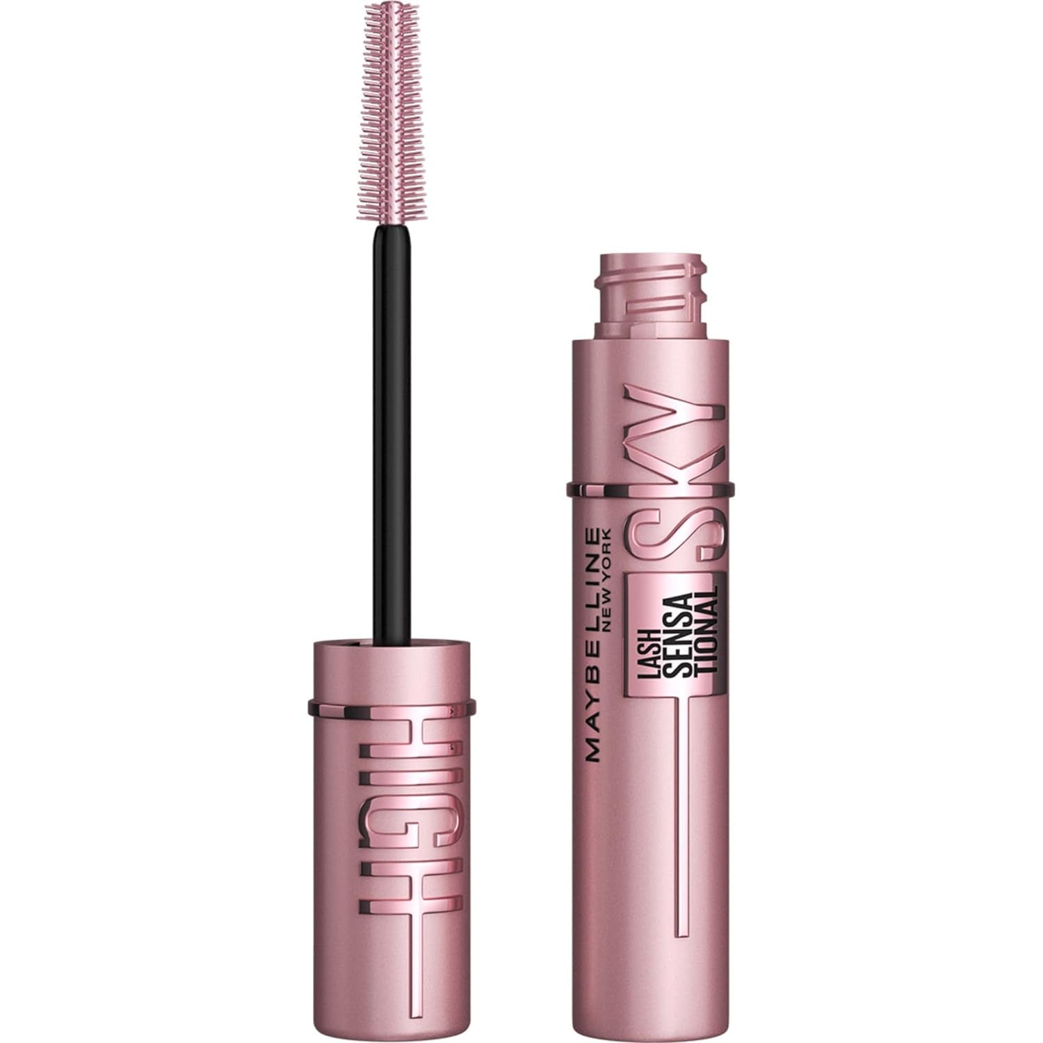 Lash Sensational Sky High Washable Mascara - Volumizing, Lengthening, Defining, Curling, and Multiplying Formula in True Brown, 1 Count