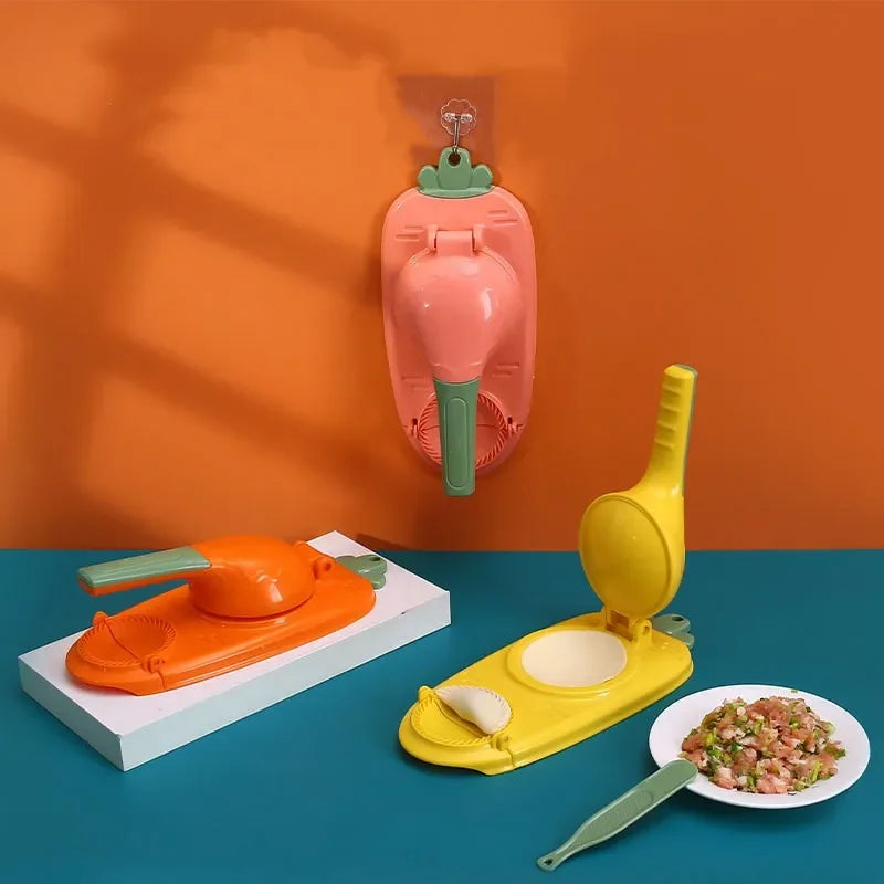 Dumpling Maker Tool - Manual Dough Press for Perfect Wrappers - Kitchen Essential Accessory