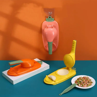 Dumpling Maker Tool - Manual Dough Press for Perfect Wrappers - Kitchen Essential Accessory
