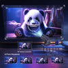 4K Android 11 Projector - Native 1080P, 390 ANSI Lumens, Dual WiFi 6, Bluetooth 5.0, Portable Cinema Projector, Upgraded HY300 Model