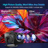 4K Android 11 Projector - Native 1080P, 390 ANSI Lumens, Dual WiFi 6, Bluetooth 5.0, Portable Cinema Projector, Upgraded HY300 Model