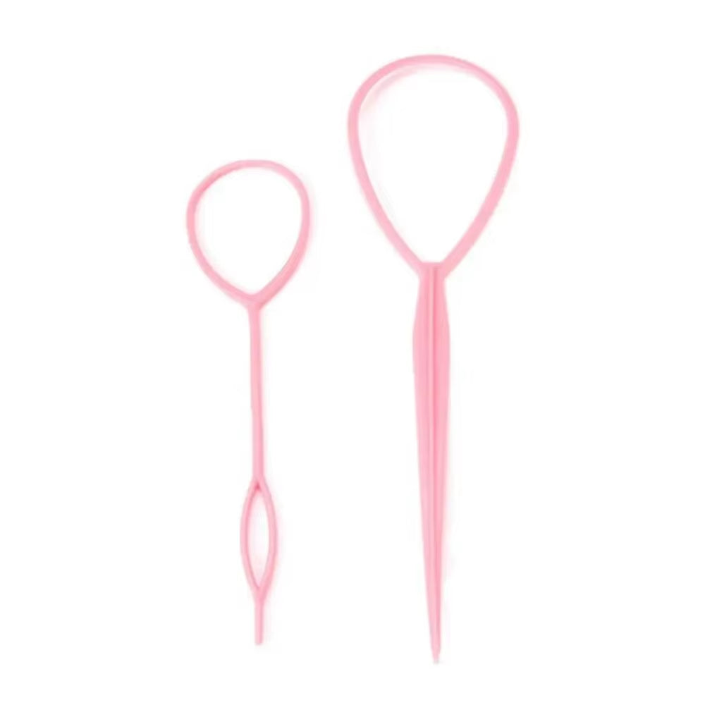 5-Piece Professional Hairdressing Tool Set: Pointed Tail Comb, Dual-Head Eyebrow Brush, and Triple Row Coiler Comb for Salon Styling