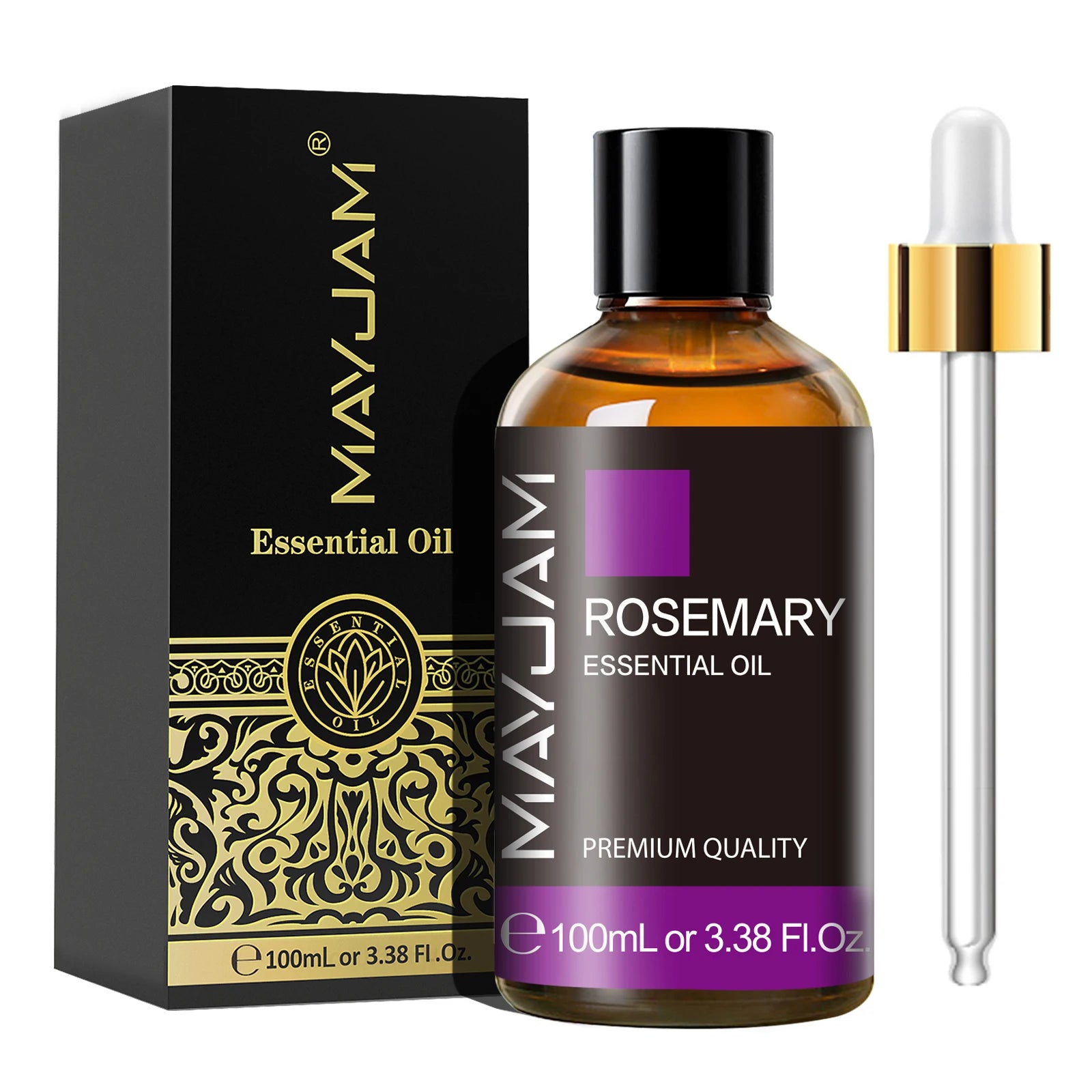 100ML Essential Oil with Dropper - Sandalwood, Lavender, Eucalyptus, and Vanilla Aromatherapy Oil for Humidifiers and Candle Burners