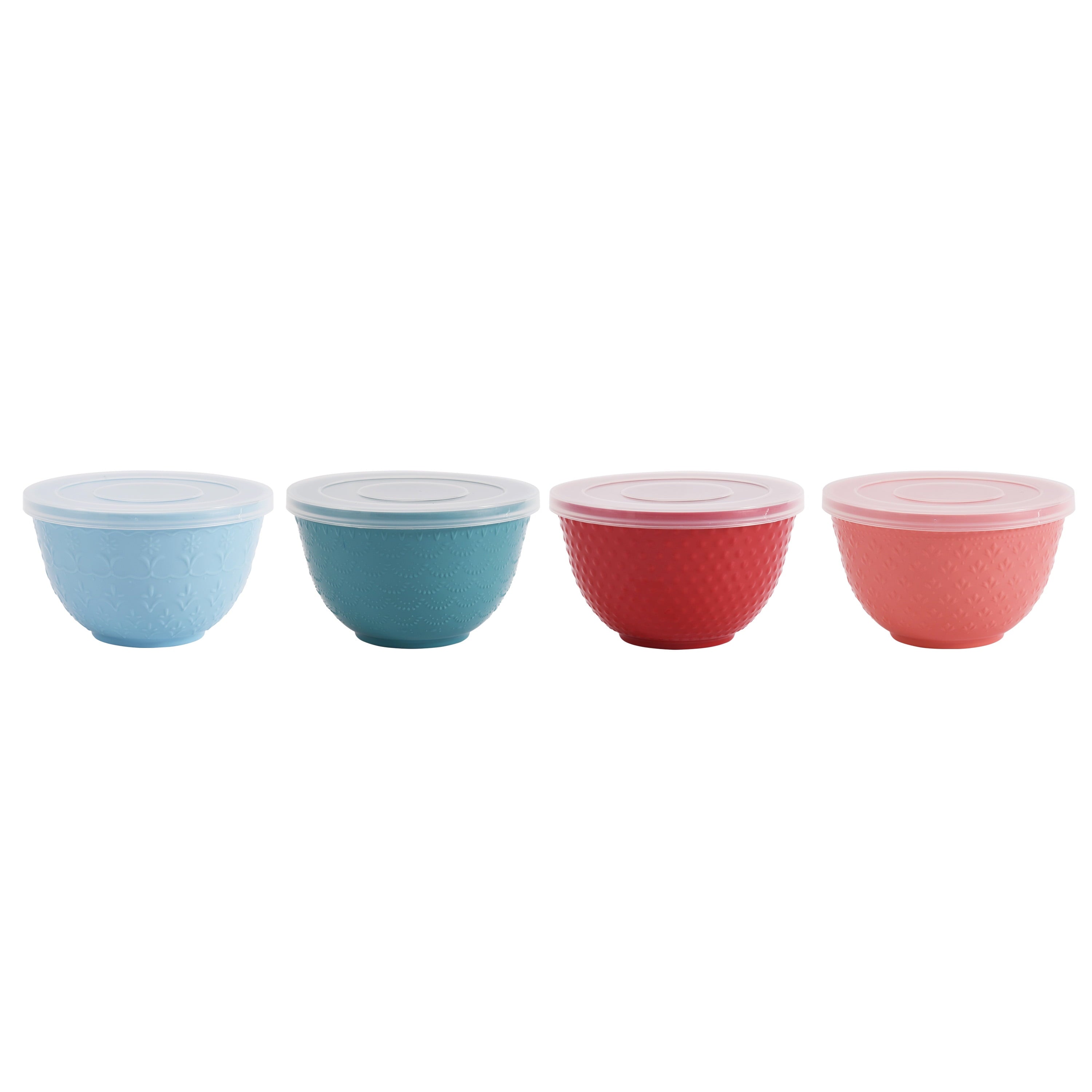 8-Piece Melamine Timeless Beauty Prep Bowl Set, Multicolor - CommunityRateLLC