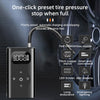 6000mAh Wireless Portable Car Air Compressor - 150 PSI Digital Inflator for Balls, Motorcycles, Bicycles, Boats, and Tires
