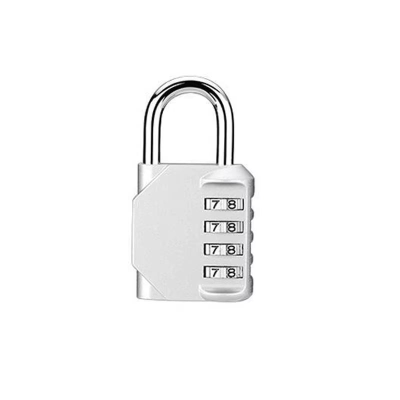 4-Digit Waterproof Padlock for Outdoor Use - Ideal for Doors, Suitcases, Bags, Cabinets, and Windows